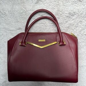 Joy & Iman Burgundy Handbag